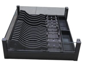 Khay Để Chén Kính Cường Lực