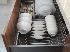Khay rổ kính cường lực