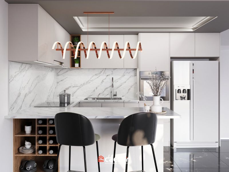 Mẫu Thiết Kế Tủ bếp Hiện Đại CS1
