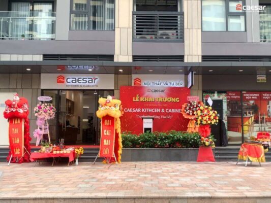 Khai trương showroom nội thất tủ bếp Caesar
