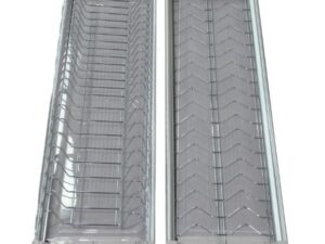 Giá đựng bát đĩa inox nan, lắp tủ trên