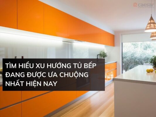 Xu Hướng Tủ Bếp