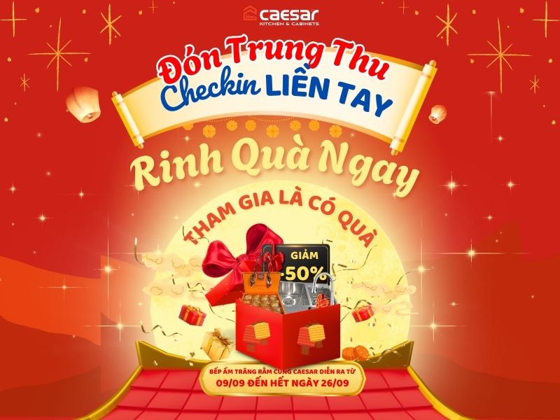 bếp ấm trăng rằm cùng caesar