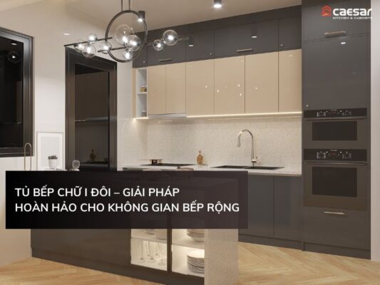 bếp chữ I đôi