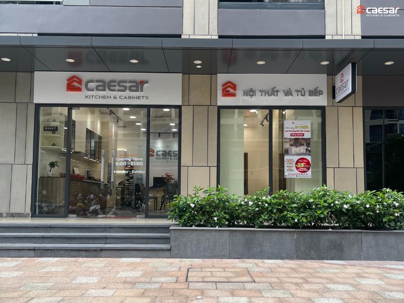 Showroom tủ bếp nội thất caesar