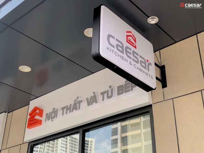 Showroom tủ bếp nội thất caesar 