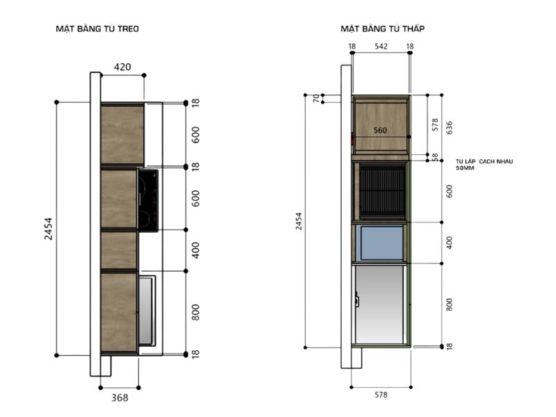 bản vẽ 2D nhà phố gò vấp 