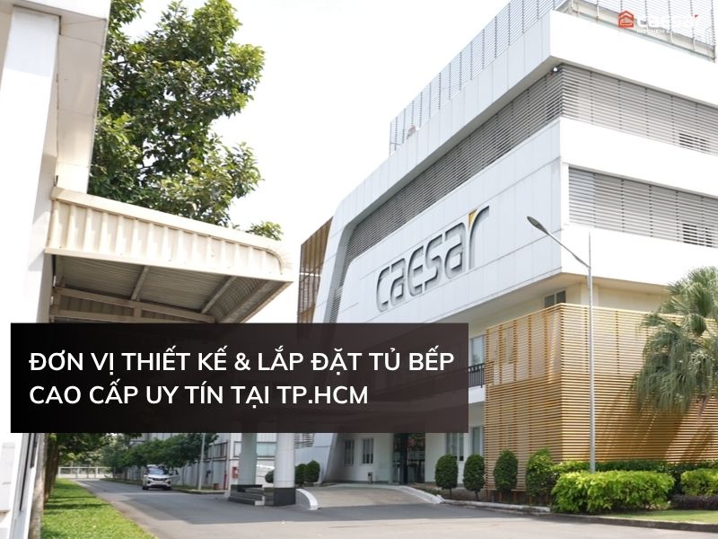 tủ bếp Caesar cao cấp