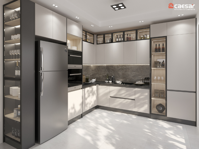 thiết kế tủ bếp thông minh cho căn hộ nhỏ