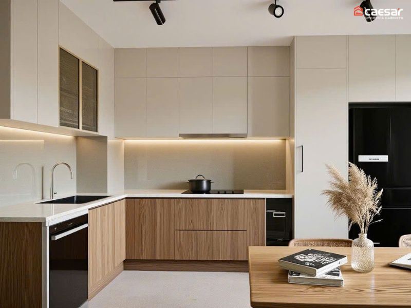 bếp gỗ ép cao cấp caesar