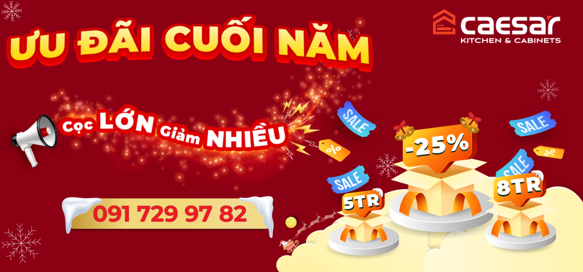 Banner chương trình cuối năm caesar