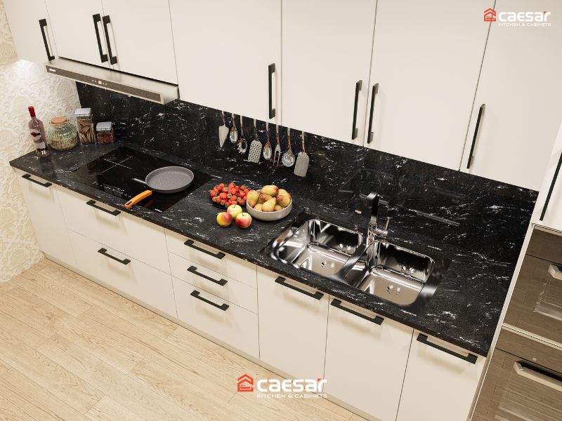 mẫu tủ bếp hiện đại V3