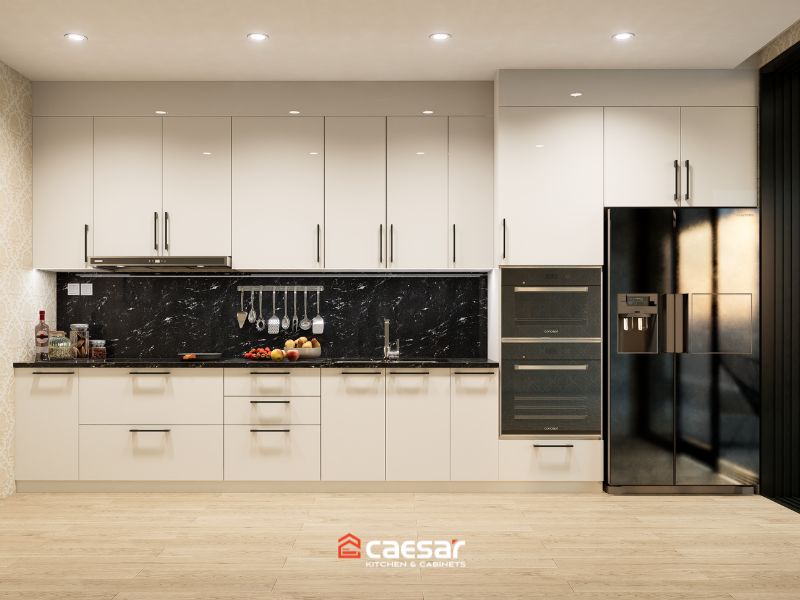 mẫu tủ bếp hiện đại V3