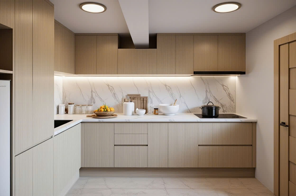 Tủ bếp chữ L Quận 7