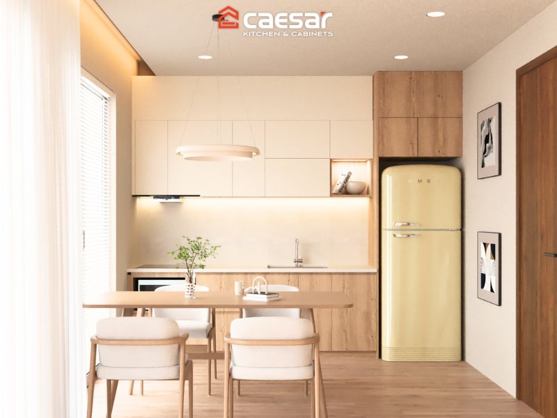 Mẫu tủ bếp chữ I