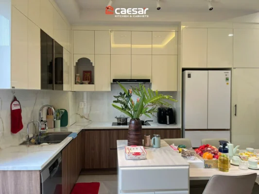 Dự án tủ bếp nhà phố của Caesar.