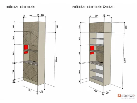 tủ cà phê căn hộ Thảo Điền Pearl