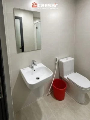 Hiện trạng tủ bồn tắm tầng 2