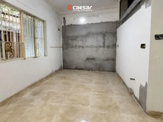 Dự án nội thất nhà phố Quận 1 hiện trạng tủ bếp.