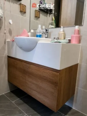 Tủ lavabo phòng ngủ sau khi hoàn thiện