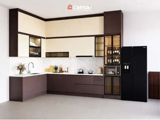 Bản thiết kế 3D phối cảnh tủ bếp